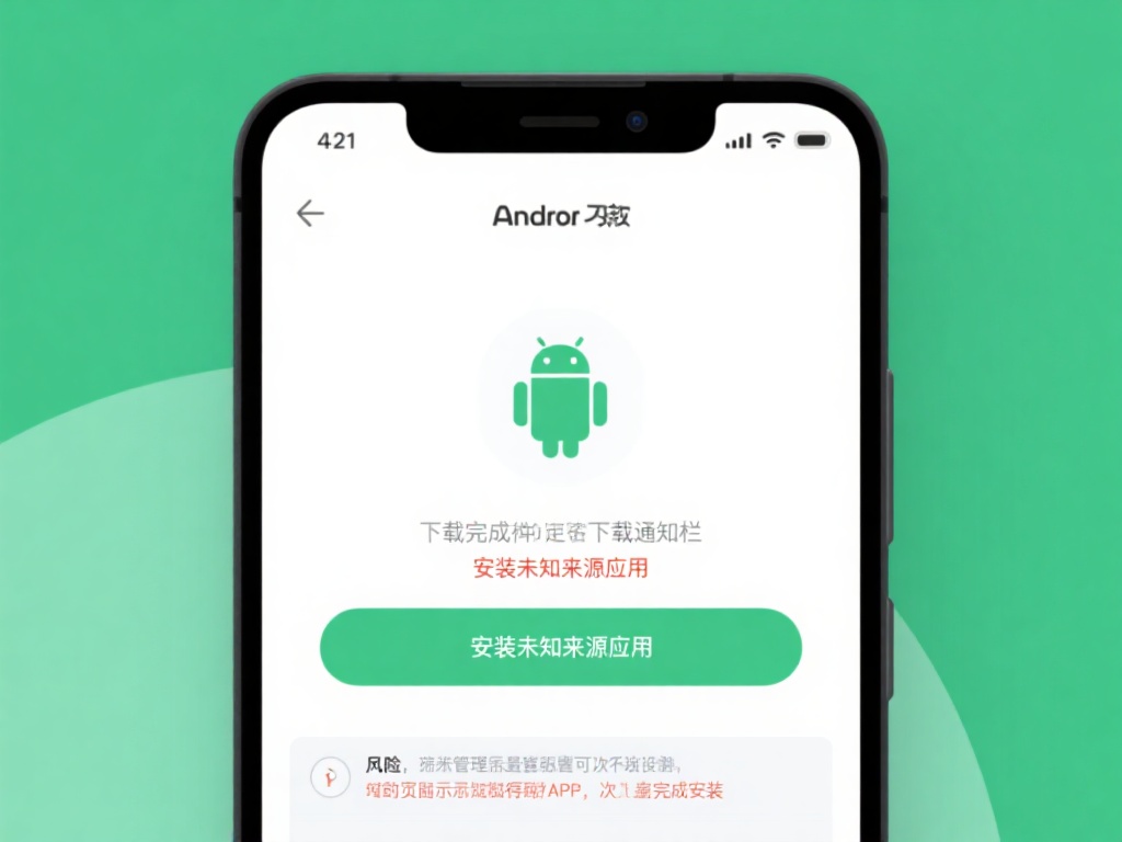 下载完成后，你会在通知栏中看到下载完成的提示。点击