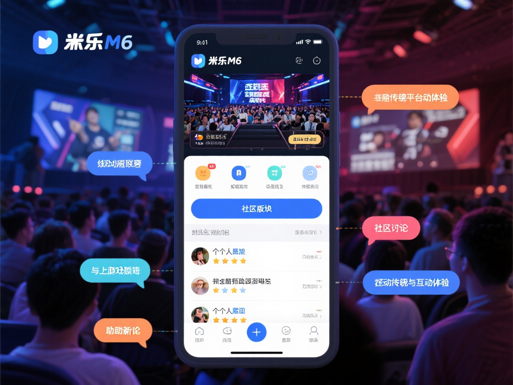互动功能与社区交流
与传统娱乐平台相比，米乐M6