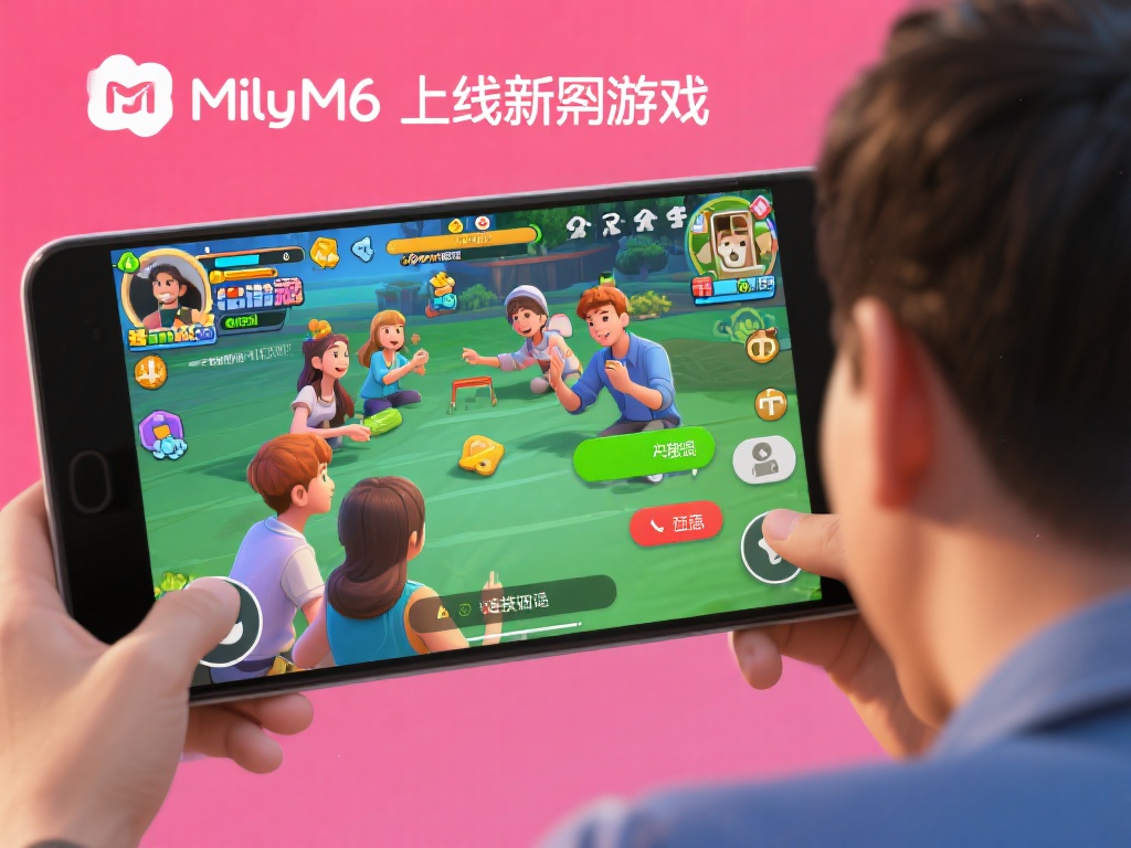 比如，某用户在米乐m6上线新作中体验多人在线手游，